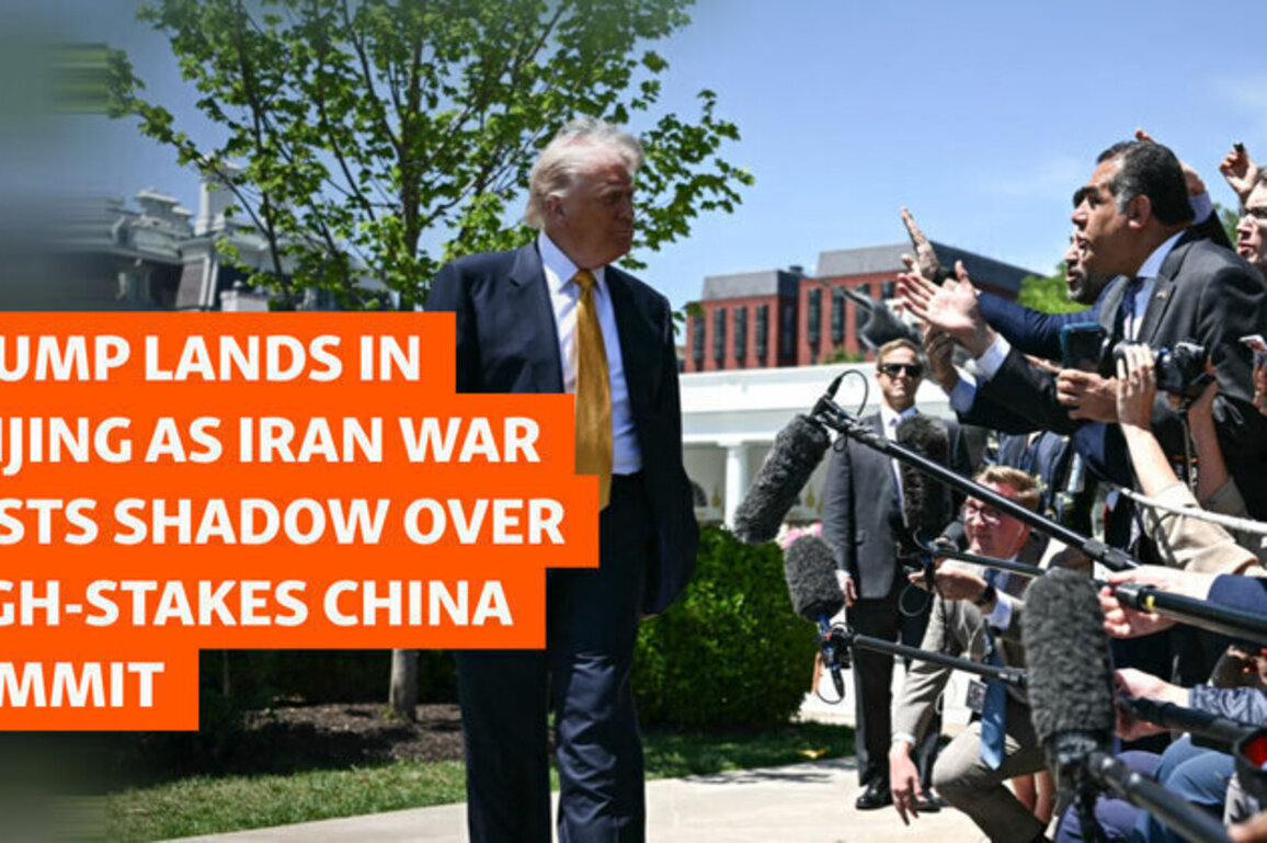 Trump Lands In Beijing As Iran War Casts Shadow Over China Summit