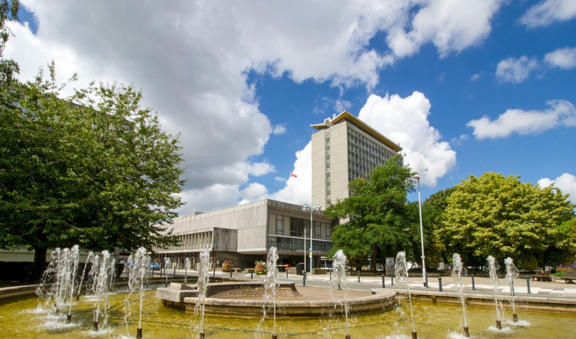 Plymouth Civic Centre (c) Roy Perring/Shutterstock