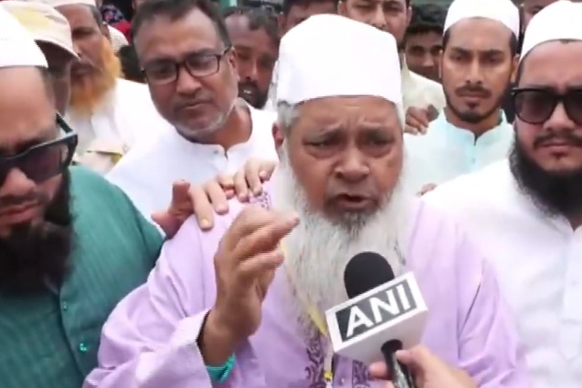 AIUDF chief Badruddin Ajmal cast his vote in Hojai, appeals for support in Assam polls