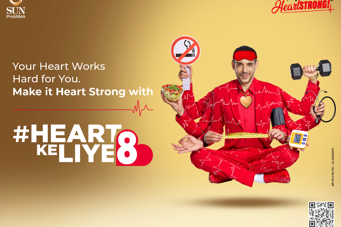 Sun Pharma's 'Heart ke Liye 8 - Making India Heart Strong' campaign crosses 24.1 million views, amplifying heart health awareness