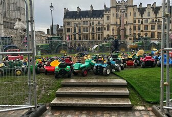 NFU Conference: Poignant farm toy display illustrates impact of family farm tax