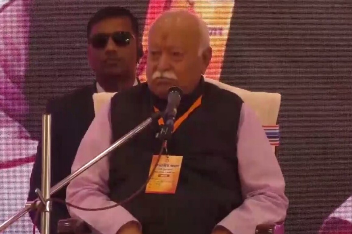 "India's civilisation is 2 lakh years old, but its unity remains intact": RSS Chief at Janjati Samvad Karyakram