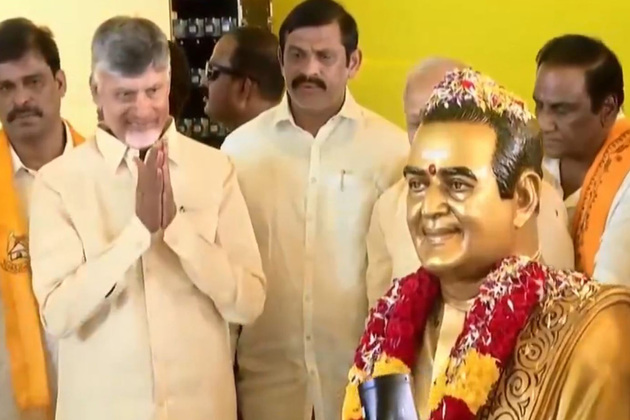 Andhra Pradesh: CM Naidu marks 43rd foundation day of TDP, salutes party leaders' commitment