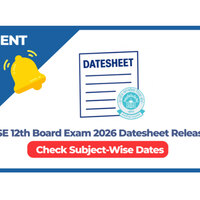 CBSE 12th Board Exam 2026 Datesheet Released: Check Subject-Wise Dates