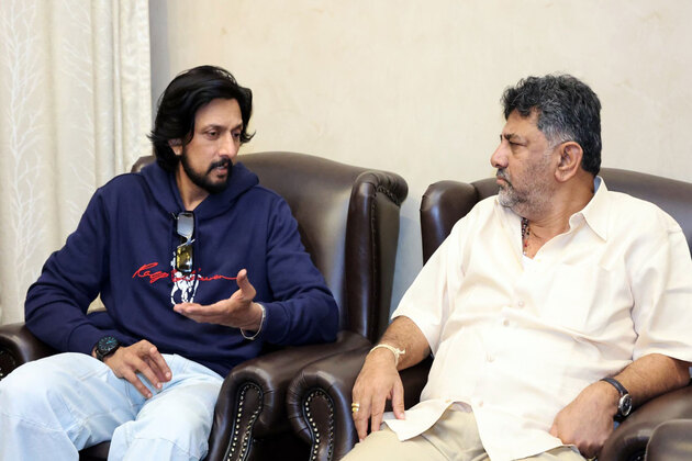 Kichcha Sudeepa thanks DK Shivakumar for order to lift seal on 'Bigg Boss Kannada' studio