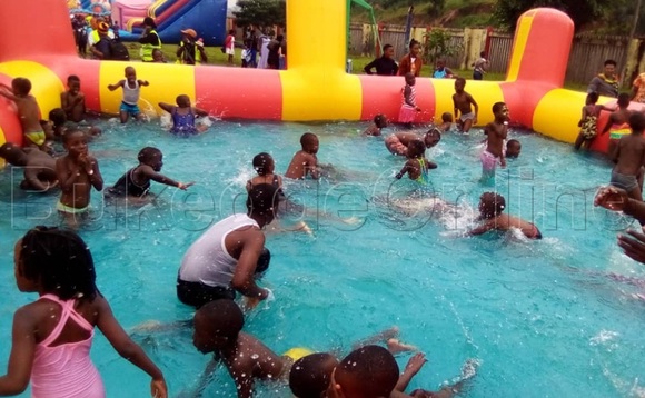 Abaana nga bazannyira mu mazzi e Namboole ku Toto Xmas Festival Abaana nga bazannyira mu mazzi e Namboole ku Toto Xmas Festival
