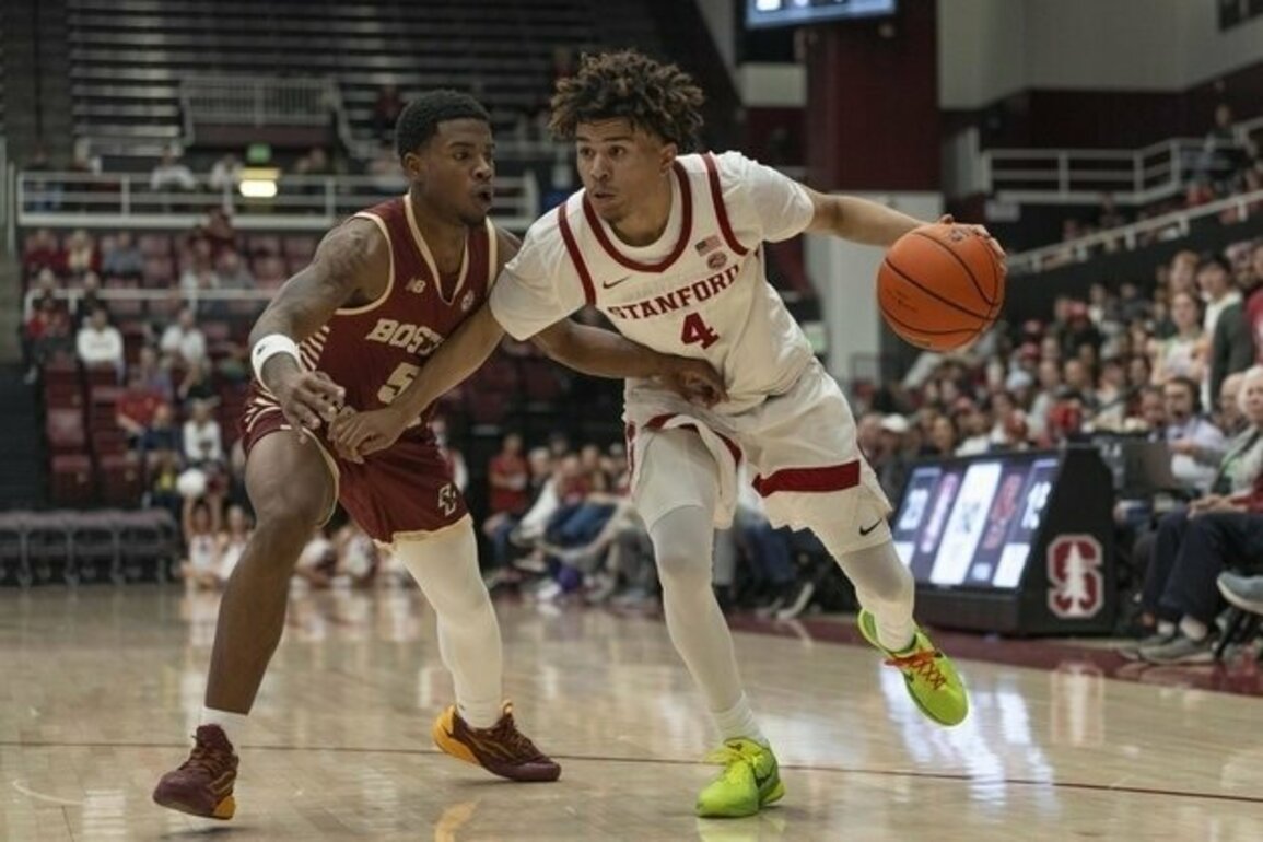 Maxime Raynaud's 23 points help Stanford defeat Boston College