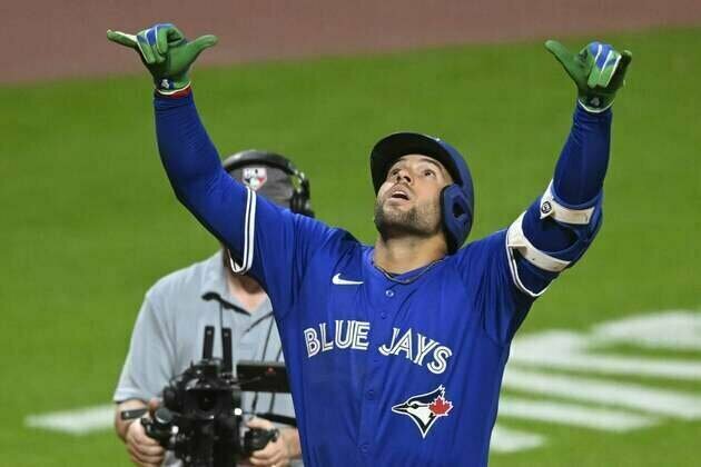 George Springer's slam highlights Blue Jays' win over Guardians