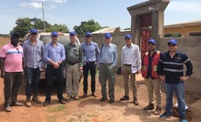  Exore Resources MD Justin Tremain (right) during a site visit to the Bagoe project in Côte d’Ivoire in May