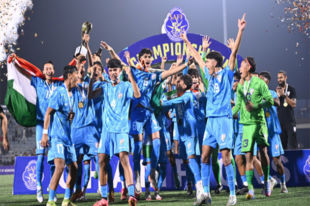 India crowned SAFF U19 champions
