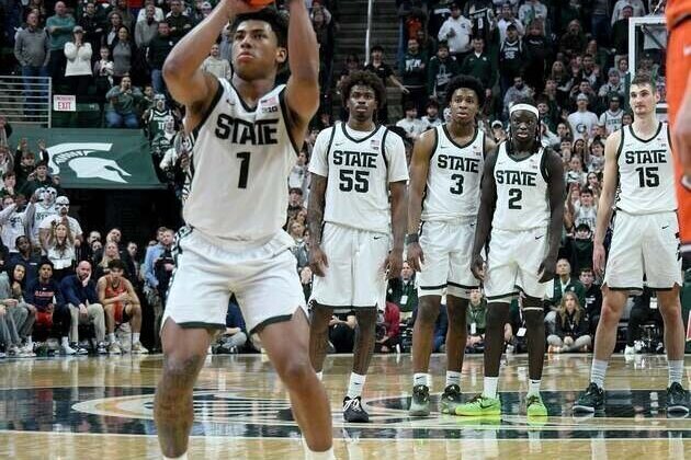 No. 10 Michigan State, Wisconsin collide after OT wins vs. Illinois