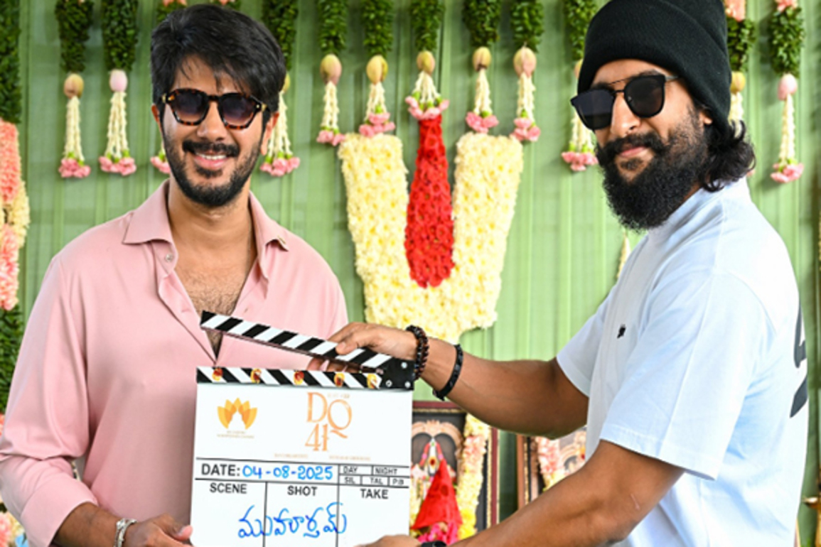 Dulquer Salmaan's DQ41 goes on floors; Nani, Buchi Babu Sena attend film's Puja ceremony