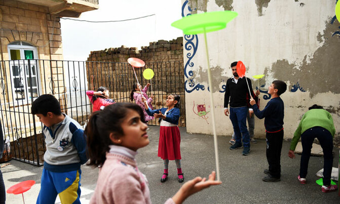 Circus arts help Syrian children make new life Circus arts help Syrian children make new life
