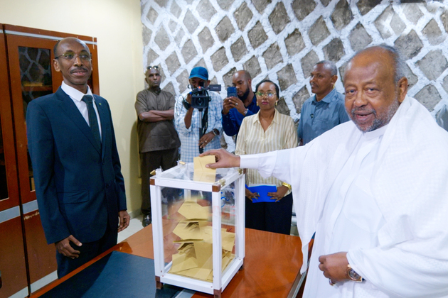 DJIBOUTI-DJIBOUTI CITY-PRESIDENTIAL ELECTION-VOTING