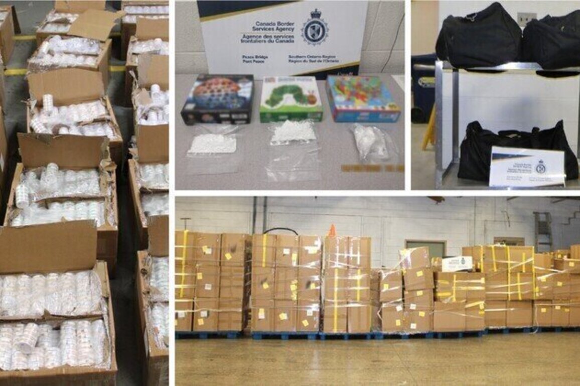 CBSA's Operation Meridian keeps over 724 kg of narcotics and nine firearms out of Canadian communities