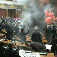 At least 3 Serbian lawmakers injured in parliament melee