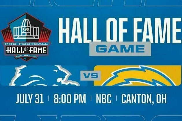 Lions, Chargers to kick off 2025 NFL season in Canton