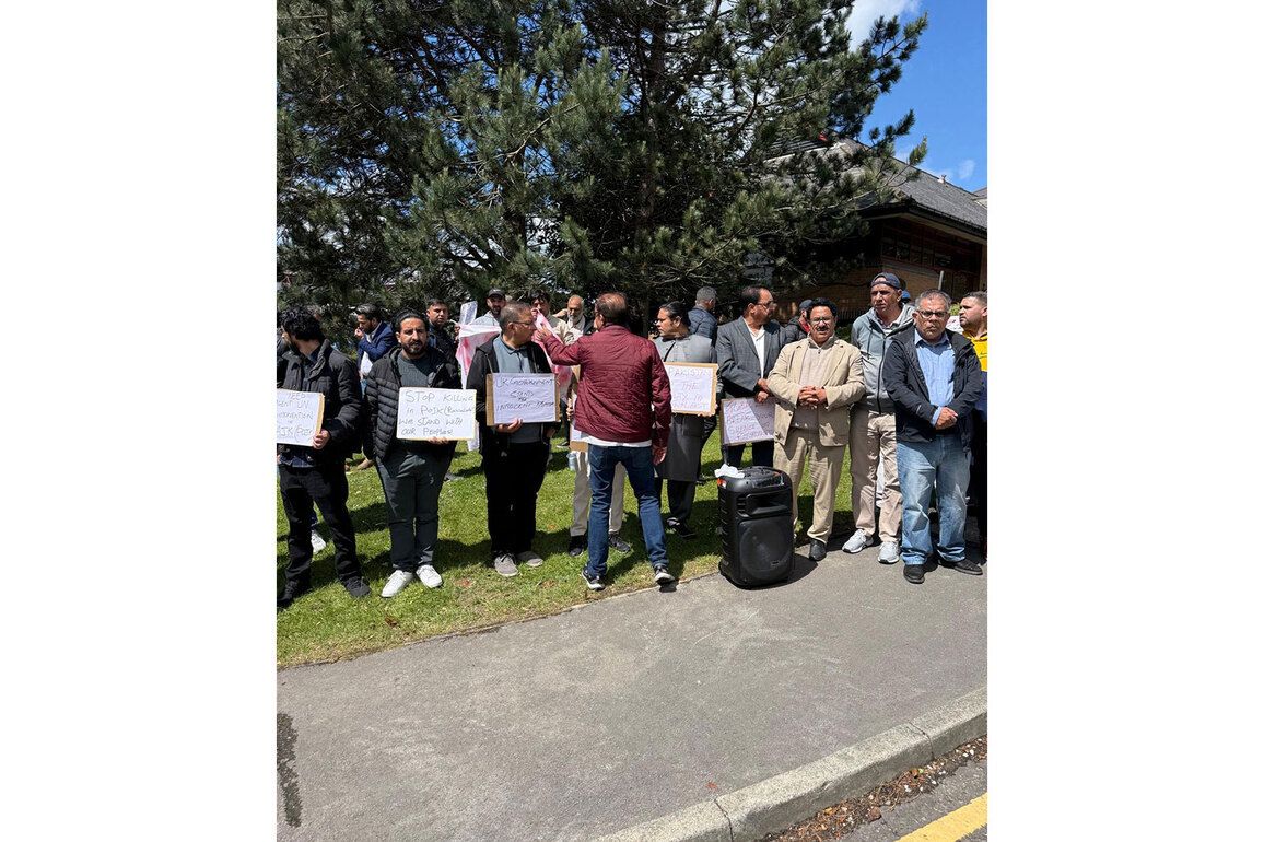 Bradford protest highlights Pakistan's alleged rights abuses in PoJK