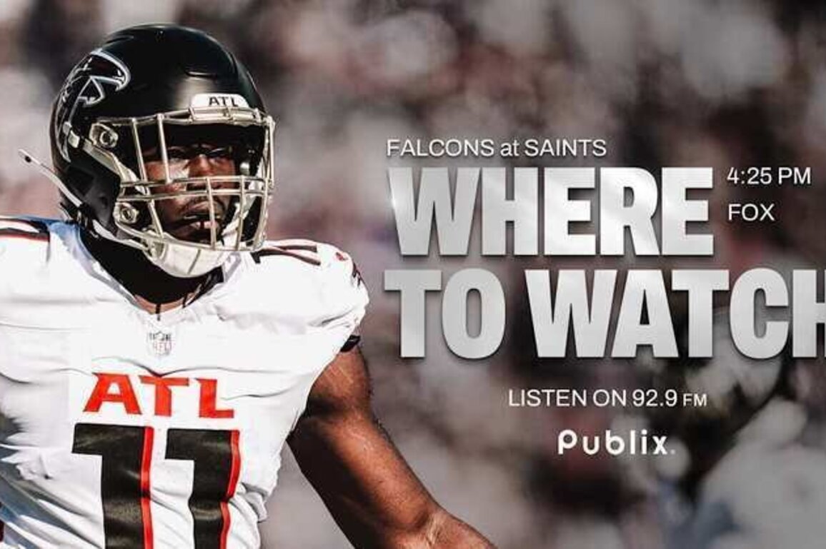 Where to watch Atlanta Falcons at New Orleans Saints