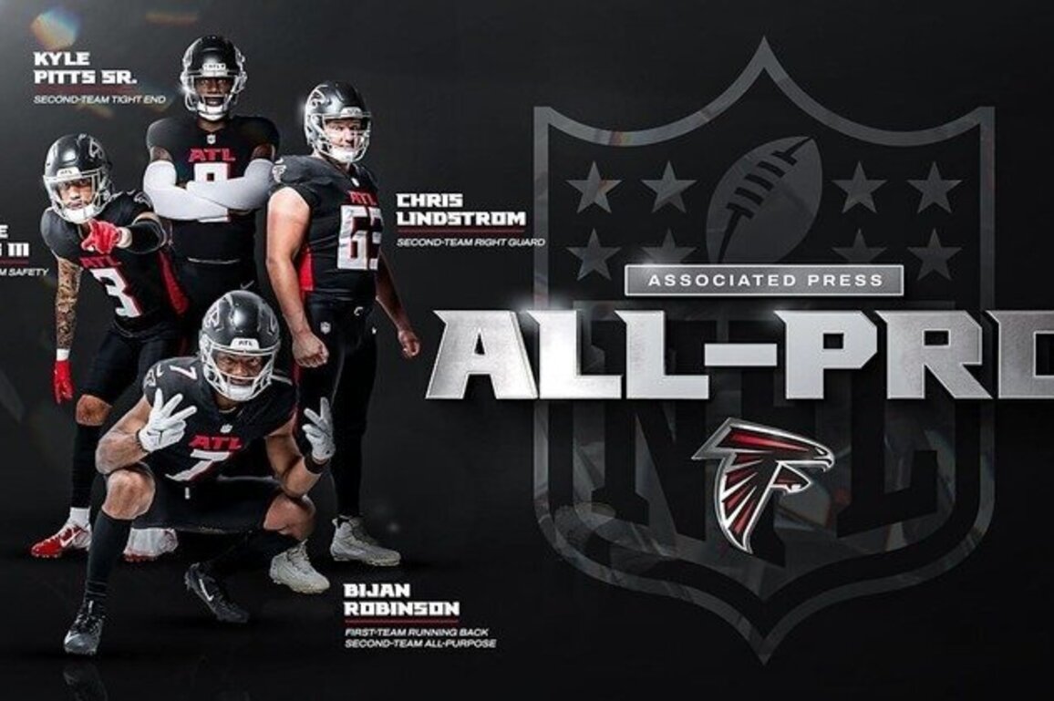 Falcons land 4 players on AP's 2025 NFL All-Pro team