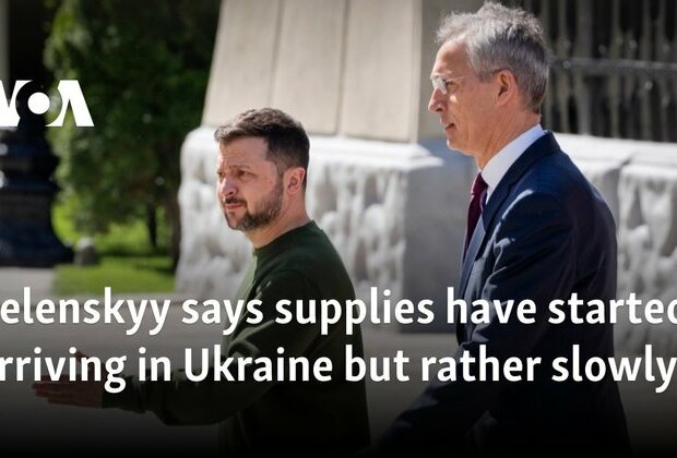 NATO chief Jens Stoltenberg tells Ukraine that help is on the way