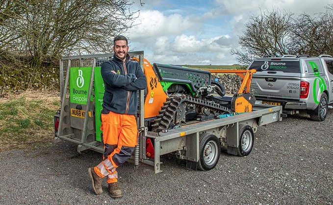 Robotic mower offers capacity with flexibility