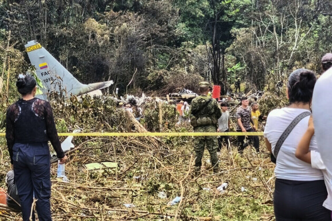 At least 66 killed in Colombia military plane crash