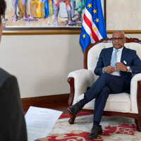 CABO VERDE-PRAIA-PRESIDENT-INTERVIEW