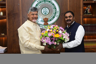 Former DRDO Chairman meets Andhra CM Chandrababu Naidu