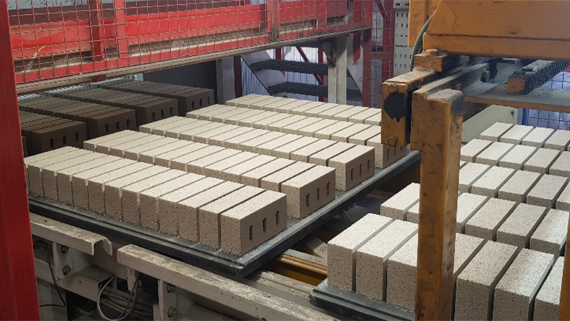 Pic credit: Marshalls. The supplier's brick manufacturing process.