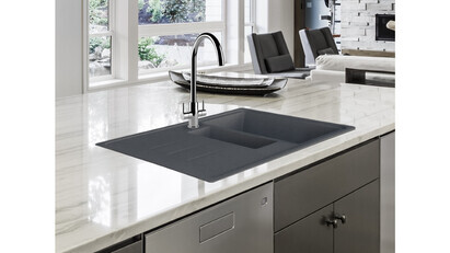 Tuscan updates its granite sink offer to reflect the trend for colour in the kitchen 