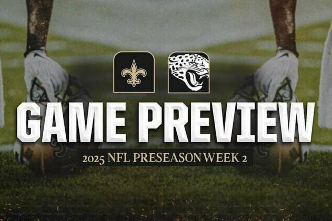 Game Preview: Jaguars vs. Saints | 2025 NFL Preseason Week 2