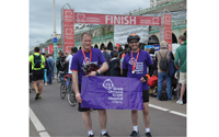 Duo cycles to Brighton for charity 
