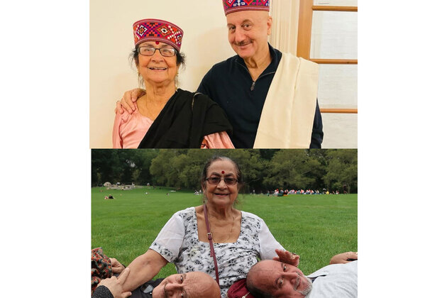 Anupam Kher wishes his mother Dulari on birthday, says "You are God's most beautiful blessing in our lives"