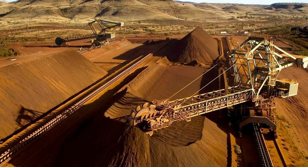 Operação de minério de ferro na Austrália