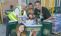 JELD-WEN holds 'Big On' biscuit dunking competition