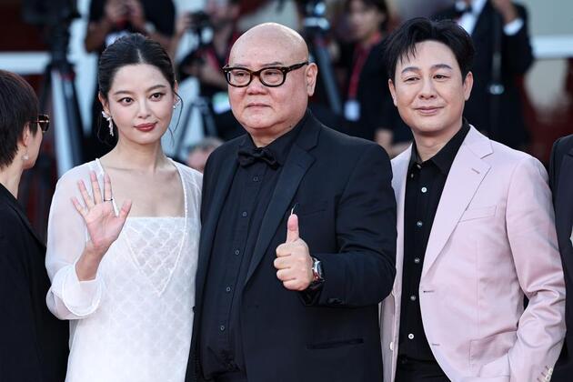 Main crew of Chinese film The Sun Rises on Us All