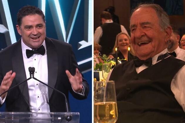 AFL Hall of Fame 2025 and transcript of Garry Lyon speech, clip for dad Peter Lyon