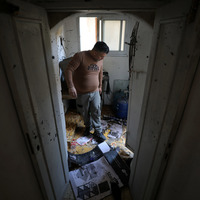 MIDEAST-NABLUS-ISRAEL-RAID-DAMAGE