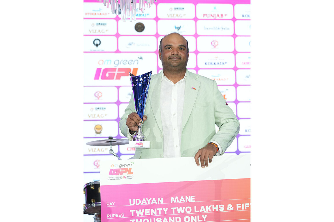 Udayan Mane's momentum fetches him maiden IGPL win by 7 shots in Joburg