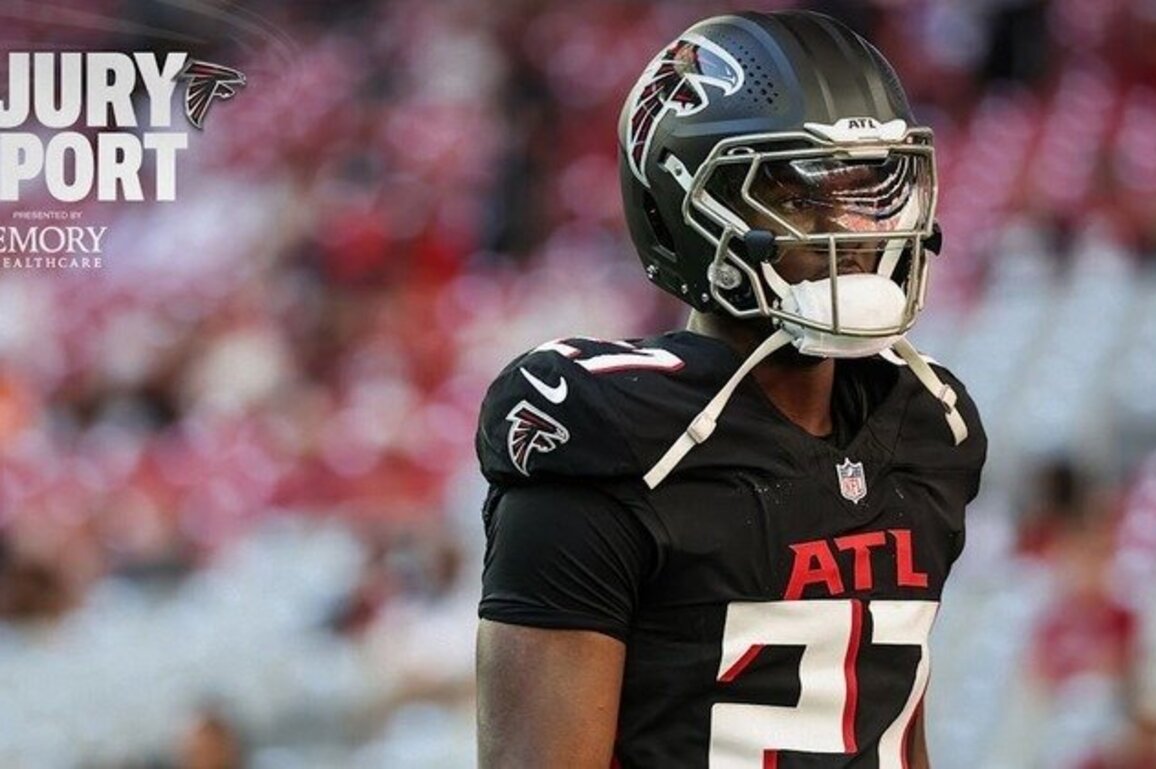 Falcons injury report: James Pearce Jr. limited with neck injury
