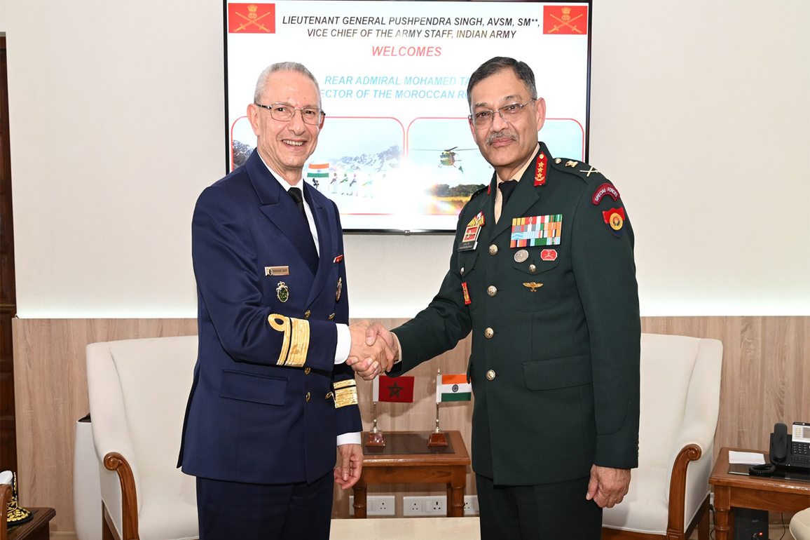 Inspector of Royal Moroccan Navy meets Vice Chief of Army Staff to boost defence cooperation