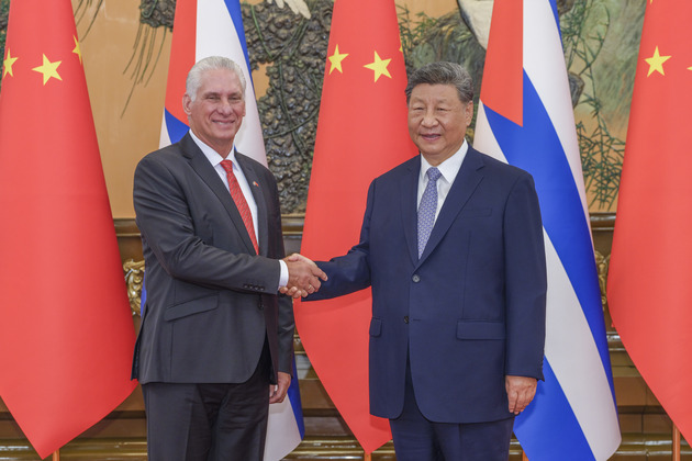 CHINA-BEIJING-XI JINPING-CUBAN PRESIDENT-MEETING (CN)