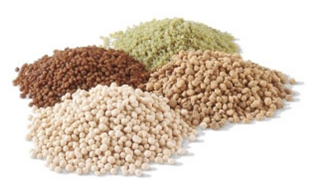Amostras de fertilizantes