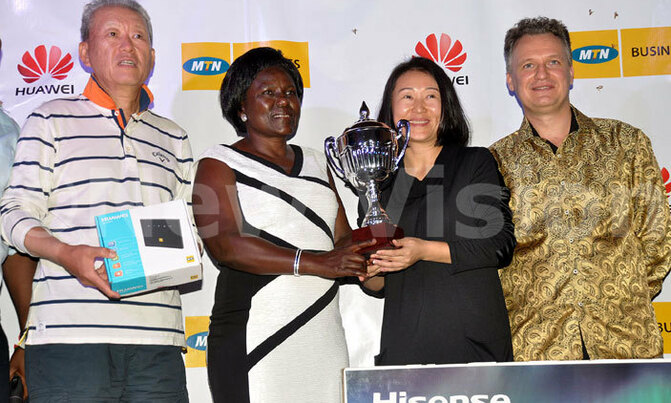 Ling and Shu on top of MTN-Huawei Business Golf Ling and Shu on top of MTN-Huawei Business Golf