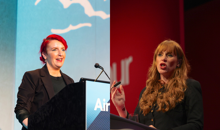 First minister of state Louise Haigh and communities secretary Angela Rayner © DFT-Rupert Rivett/Shutterstock