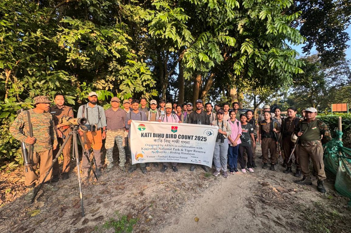 Assam: Kati Bihu Bird Count 2025 conducted at Kaziranga National Park