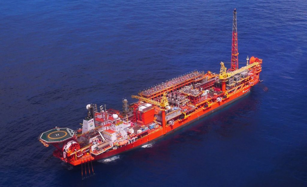 FPSO Cidade de Itajaí operates offshore of Brazil in the Baúna feild.