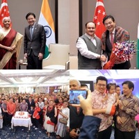 Singapore PM Wong calls New Delhi visit "productive", joins SG60 reception