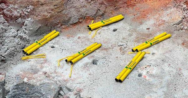 Coopergemas fragments rocks without the use of explosives